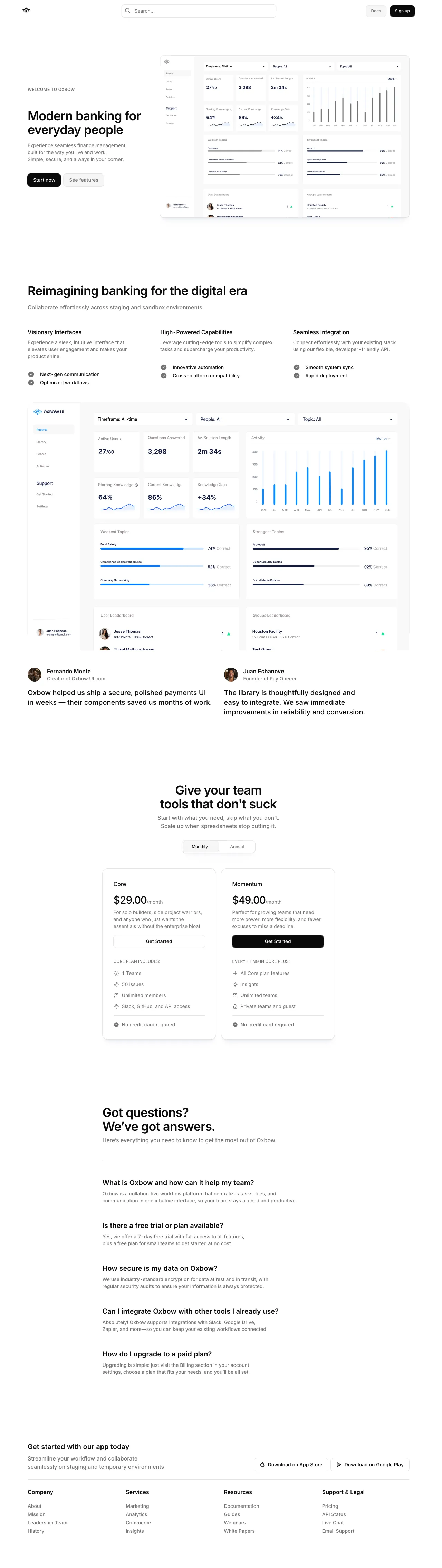 Landing Pages